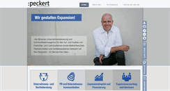Desktop Screenshot of peckert.de